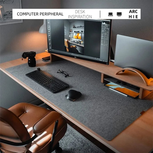 Gamer Large Mouse Pad Desk Mat Non-slip Office Computer Keyboard Table Mat Large Wool Felt Laptop Mat Gaming Accessories 