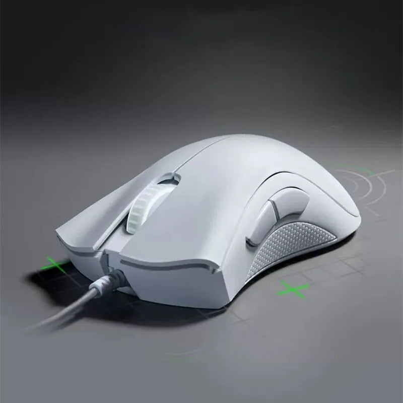 Razer DeathAdder Essential Wired Gaming Mouse, 6400DPI Optical Sensor, 5 Independent Buttons for PC Gamer Laptops 